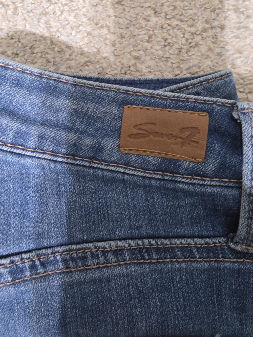 Seven7 High Rise Micro Boot Jeans - Picture 2 of 5